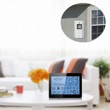 JDXQBLD Weather Stations Wireless Indoor Outdoor, with Alert and Temperature/Humidity/Barometric/Forecast/Alarm Clock, LCD Digital Weather Station