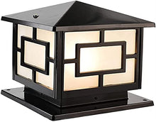LumosPro Retro Black Concrete Track Light with Dusk to Dawn Sensor - IP54 Waterproof Outdoor LED Fixture for Garden and Patio(19.7in*18.9in)