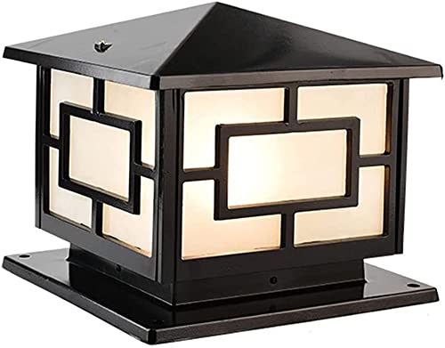 LumosPro Retro Black Concrete Track Light with Dusk to Dawn Sensor - IP54 Waterproof Outdoor LED Fixture for Garden and Patio(19.7in*18.9in)