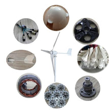 VGVGV Wind Turbine Generator Kit, 1500w 24V 48V Wind Turbine Power Generator Gasoline Portable Generator for Home RV, Home, Windmill Generator(96V)