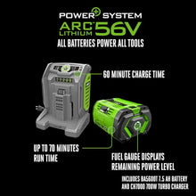 EGO POWER+ Electric Lawn Mower, Self-Propelled Cordless with 22" Aluminum Deck, Select Cut and Touch Drive, Includes 56V 10.0Ah Battery and Charger - LM2206SP