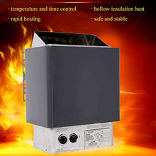 RFJYGWQM 220V Sauna Heater 3-9KW Dry Steam Electric Sauna Stove with Internal Controller for 70-460 Cubic Feet Home Hotel Spa Shower Bathroom (Color : 3KW)