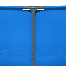 14ft x 42in Round Metal Frame Above Ground Swimming Pool, Pool Only