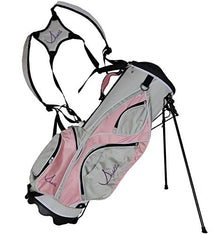 Sephlin Signature Women's 13-Piece Right Hand Golf Club Set with Bag Gray/Pink/Silver