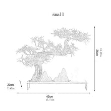 Simulation Maple Leaf Bonsai Ornaments Living Room Office Porch Aisle Potted Micro Landscape Ornaments House Plant (Color : H) (G)