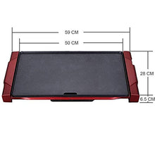 AFPSDLFJDLS Electric Grill Household Bakeware Barbecue Plate Korean Non Stick Pot Iron BBQ Meat Machine