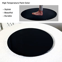 HDDNMLOH Tempered Glass Round Table Top for Outdoor Patio Furniture 40cm/50cm/60cm/80cm Transparent Black/Brown Rounded Edge Ideal for Kitchen Dining Tables or Coffee Table