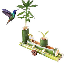 EliteBloom Water Features for The Garden Bird Bath Water Feature Pump Bamboo Fountain is Good for Health, Cool in Summer and Warm in Winter (70Cm/27.5In)