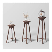 WOAITIANTIAN Vase Stand Household Indoor Creative Flower Several, Living Room Floor Three Legged Display Base(Medium)