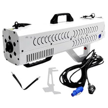 menglanchang Portable Fog Machine,1500w Handheld Smoke Machine with Strap/Stand, Long Range Fogger Haze Maker for Indoor Outdoor Halloween Party Cosplay,High Output Smoke Machine White
