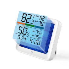Multi Functional Color Screen Purpose Temperature and Humidity Large Screen Indoor Thermometer (OneColor 3.6in*3.4in)
