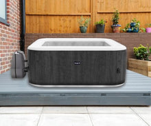 Avenli 4-Person Inflatable Square Spa - Carbon Grey