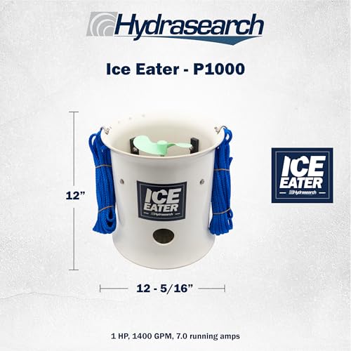 ICE EATER P1000/150 1 HP Pond Deicer with 150 ft Power Cord