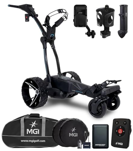 Certified Brands MGI Navigator Ai GPS Remote Golf Caddie with Travel Bag