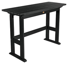 highwood Lehigh Counter Height Balcony Table, Black