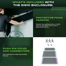 The Indoor Golf Shop SIG10 Golf Simulator Enclosure with SIGPRO Screen