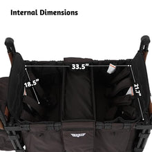 Keenz VYOO Stroller Wagon with Canopy Black