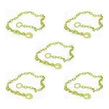 Brush Grubber BG-12 Tugger 6 Foot Steel Link Extreme Chain w/Anti Backlash Design, for Attaching Brush Grubber Tools to ATV/Lawn Tractor (5 Pack)