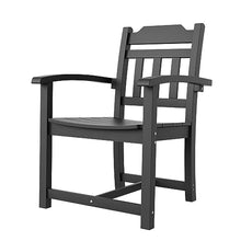 VEVOR 7 Pieces Outdoor Patio Dining Set Rectangle Furniture Table and Chairs Black