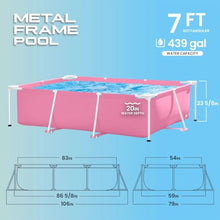 7' x 5' x 23.5" Metal Frame Pool