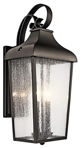 Kichler Forestdale 2-Light Outdoor Wall Light, Olde Bronze