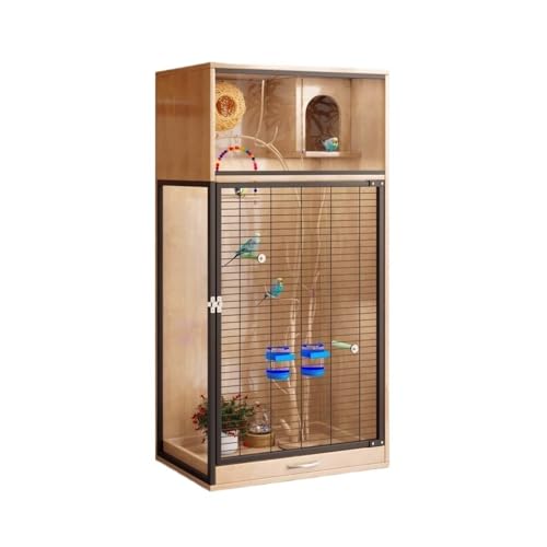 Flight Cages Luxury Villa Bird Cage for Parrots Complete New Type Birdhouse & Nest