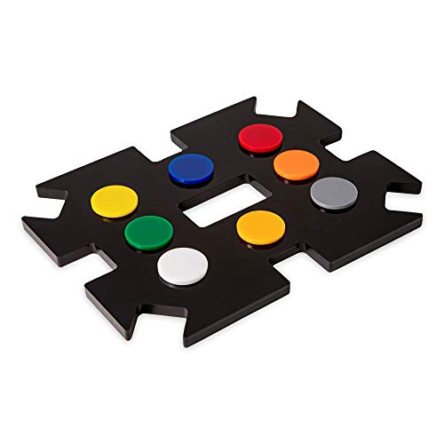 Luxe Dominoes Mexican Train Dominoes Set Black