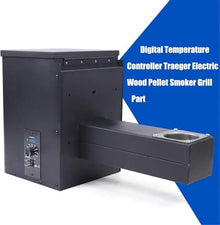 Hiedmeil Digital Temperature Controller, Electric Wood Pellet Smoker Grill Part, Pellet Grill Part, Smoker Hopper Assembly Kit for Grill, Smoke, Bake, Roast, Braise, BBQ