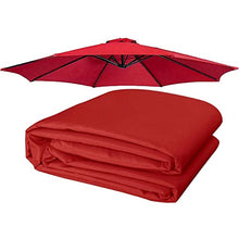 Parasols Replacement Parasol Fabric Canopy, 2.7m-6 Ribs 2.7m-8 Ribs 300cm-6 Ribs 300cm-8 Ribs Parasol Replacement Umbrella Cloth Umbrella Top - Anti-UV 30+ / Waterproof,Red-300cm/9.8ft (8ribs)