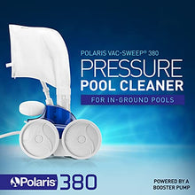 Polaris Vac-Sweep 380 Pressure Side Pool Cleaner, Triple Jet Powered