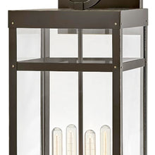 Hinkley Porter Grande Outdoor Wall Mount Lantern, Oil Rubbed Bronze
