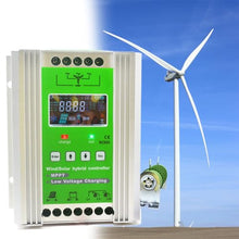 1000W Wind Solar Hybrid Charge Controller with LCD Display,12V/24V/48V Automatic Wind and Solar Charge Controller, Wind Solar Power Accessories,12V24V