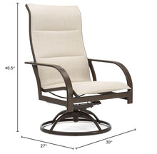 Winston Key West Padded Sling Swivel Rocker Lounge Chair