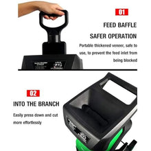 Etsuosy 2400w Electric Garden Shredder Mulcher Chipper for Yard Waste