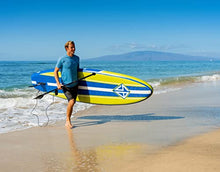 Scott Burke Inflatable Stand Up Paddle Board I-SUP Blue/Yellow