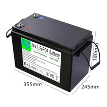 WSDAV 24 Volt LiFePO4 Battery 24V Lithium Iron Phosphate Battery