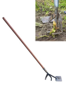 Large Size Sapling Puller, Lever Puller Tool Removes Posts Stumps Roots And Saplings In Multiple Sizes(Wooden-handled)