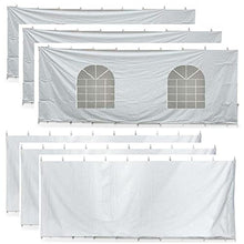 TentandTable 20' x 40' Premium Blockout Sidewall Kit White