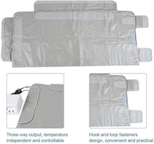 TZLGMDER Sauna Blanket with 3 Separate Temperature Zones Professional Detoxification Treatment Home Spa Portable Sauna Suitable for Personal Health Care