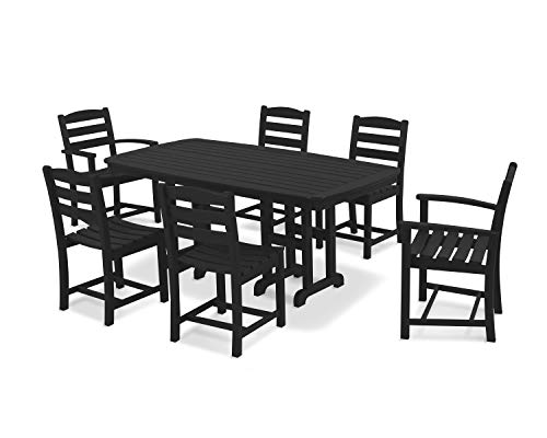 POLYWOOD® La Casa Café Dining Set, Black