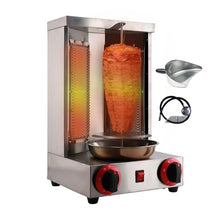 pedenencelia Vertical BBQ Machine Commercial,gyro broilers,360° Rotating Heating,Stainless Steel,Easy to Clean,for Restaurant Home Kitchen Use,Electric Kebab Grill