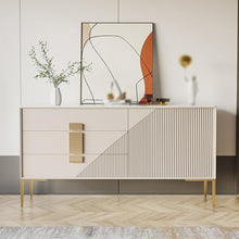 DINBOZ26X Living Room Table Modern Free Accent Storage Cabinet Buffet Sideboard TV Stand, Credenza for Living/Dining Room, Bedroom, Hallway Outdoor Side Table
