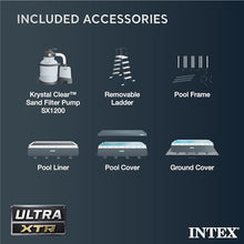 Intex Ultra XTR Rectangular Swimming Pool Set Blue