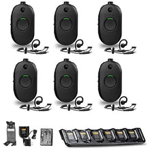 Motorola Solutions 6 x CLP1010e 1-Channel 2-Way UHF Business Radio with Multi-Unit Charger Black