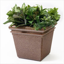 Commercial Zone StoneTec Series Square Planter Box Aspen
