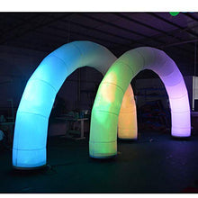 Foammaker Colorful LED Inflatable Arch for Events 12m