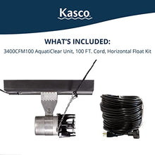 Kasco AquatiClear 3/4HP Circulator w/Float, 120V, 100ft Power Cord