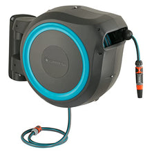 Gardena Wall Mounted Retractable Hose Reel, 100 Feet, Standard, Turquoise