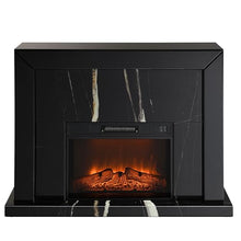 Acme Drisana Fireplace in Black