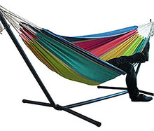 JYARZ Camping Hammock Bed Camping Hammock with Stand Home Indoor and Outdoor Portable Detachable Folding Swing for Ideal for Beach Travel Hammock Swing (Color : 5)